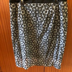 Halogen Print Short Skirt